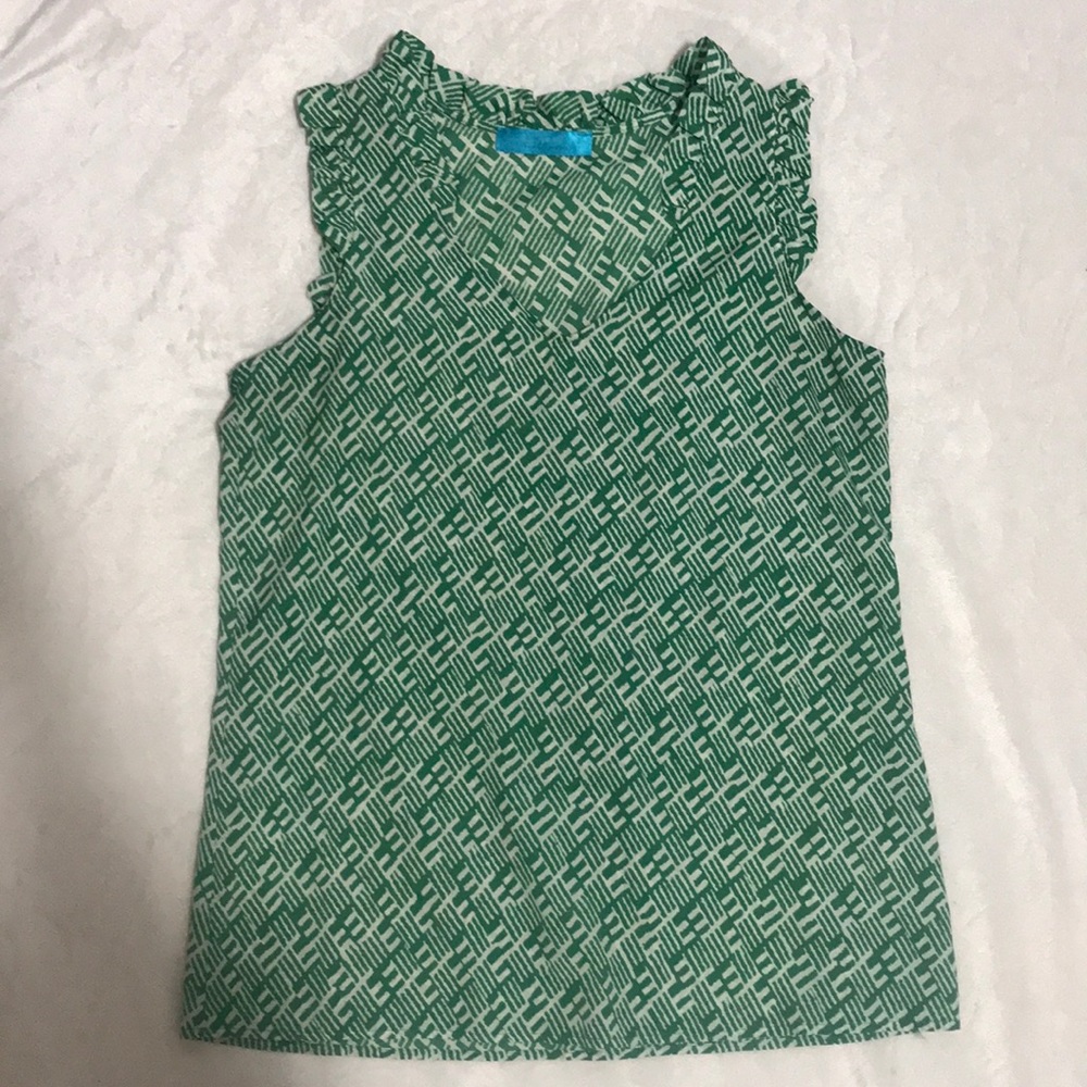 Green blouse